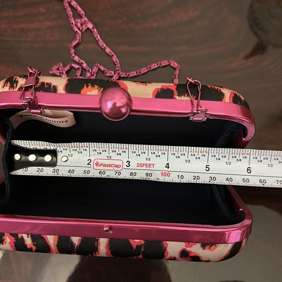 Juicy Couture leopard vintage bag with mettalic pink details - Picture 9 of 9